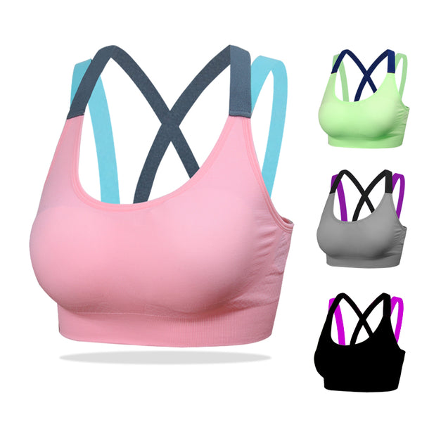 Yoga Push Up Sports Bra