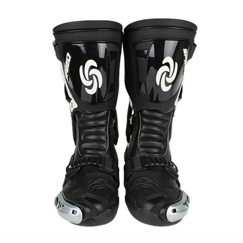 Microfiber Leather Motorcycle Boots