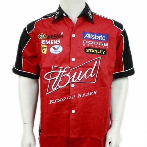 Short-sleeve Embroidery Race Suit