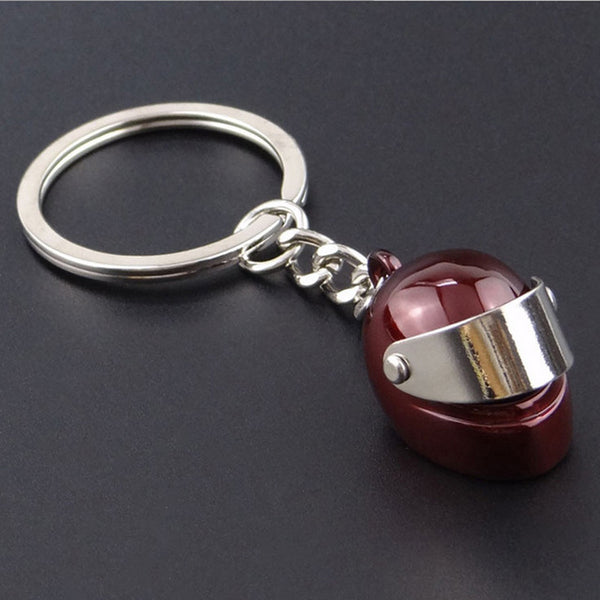 Mini Motorcycle Helmet Key Ring